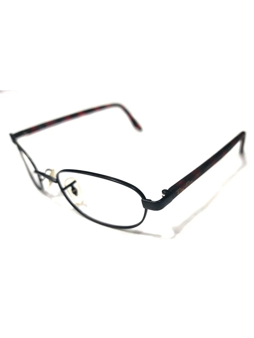 Ray Ban B&L W3080 Vintage Black Oval Sunglasses Frame